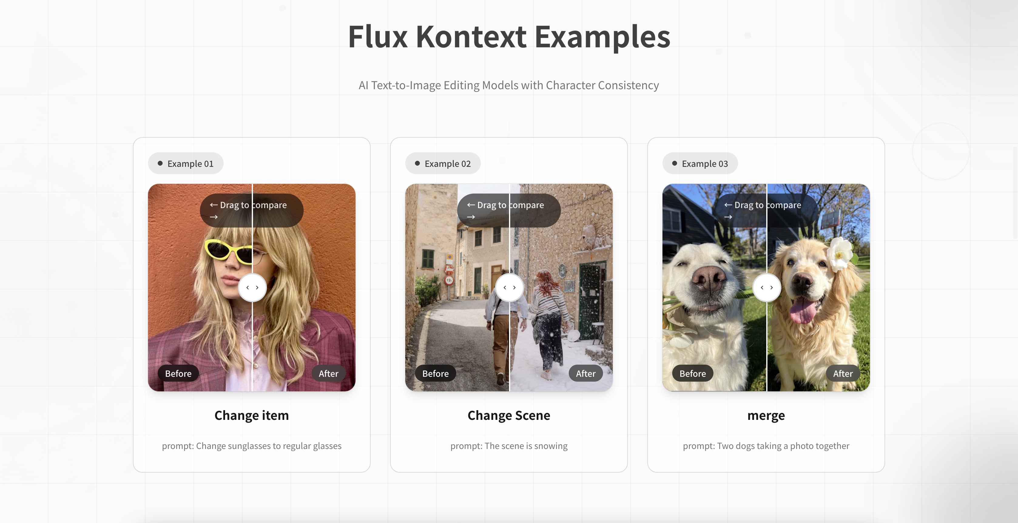 Komposer AI photo editor turning a photo into a new scene